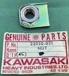 Qty New Genuine Kawasaki 23020-021 Nut 10MM, Headlight. Fixed Price $8.39.