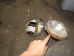 1985 Honda VT500 Shadow Bucket. Fixed Price $40.00.