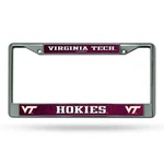 Virginia Tech Hokies Color Alt Chrome License Frame New Auto Car Plate Truck. Fixed Price $13.95.