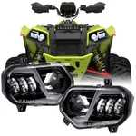 Led Headlight Assembly Hi-low Drl For Polaris Ranger Rzr Scrambler 570 800 900D. Fixed Price $132.00.