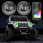 XK-7IN-JP-KIT Xkglow XK7INJPKIT 2X7 Inch Rgb Compatible With/ For Jeep Light. Fixed Price $599.51.