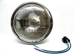 Emgo Complete Headlight Lite Assembly 7 Inch Fits Honda Kawasaki Yamaha Suzuki. Fixed Price $46.00.
