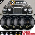 For Jaguar XJ6 Xjs XJ12 4PCS 5.75" Inch Led Headlights Chrome Turn Signal Drl. Fixed Price $131.97.