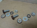 Hodaka Ace 90 "92" 100 Fork Ears Cover Headlight Bucket Mount Bolt Washer Nut. Fixed Price $16.00.