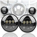 2X 4.5INCH Led Passing Lights Fog Black Spot Lamp For Harley Davidson 4-1/2". Fixed Price $31.88.