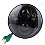 Eagle 5 3/4" Motorcycle Black Projector Harley Led Headlight Sportster. Fixed Price $129.99.