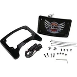 Custom Dynamics Black Turn Signal Eliminator W/ Tri Radius Illuminated Plate. Fixed Price $199.95.