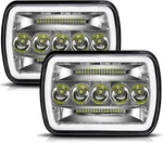 Mgllight 5X7 7X6 Inch Headlights Sealed Beam H6054 Amber/whit. Fixed Price $88.72.