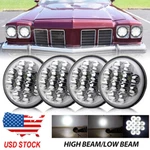 4X 5.75" Led Headlights High Low Drl Angel Eyes For Cutlass 98 Delta 88. Fixed Price $64.79.
