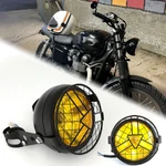 12V Headlight +bracket +mesh Grill For Triumph Bonneville T100 Scrambler Bobber. Fixed Price $36.52.