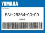 Yamaha Genuine Damper 5SL-25364-00-00. Fixed Price $40.93.
