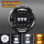 1 Pcs 7" Inch Headlight H4 Round Led Projector For Motorcycle Harley Cafe Racer. Fixed Price $49.52.
