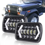 5X7'' 7X6'' Led Headlight High Low Beam Ford E100 E-150 E-250 E350 Econoline. Fixed Price $45.88.