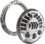 J.w. Speaker 8790 Adaptive 2 Led Headlight With Mounting Ring 7" Chrome #0555061. Fixed Price $675.71.