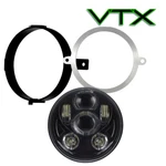 Honda Vtx 1300 Black Daymaker Led Headlight & Bracket Scratch And Scuff. Fixed Price $89.95.