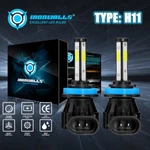 Ironwalls 4-SIDES Led Bulbs H11 H9 Headlight High Or Low Beam Bright White 6500K. Fixed Price $24.99.