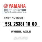 Yamaha Genuine Oem Parts Wheel Axle 5SL-25381-10-00 For R6. Fixed Price $147.93.