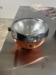 Hodaka ACE100, ACE100B, ACE100B+ Oem Headlight And Chrome Bracket. Fixed Price $50.00.