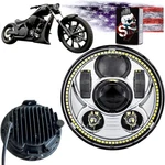 Slk-lights VT1300 Fury Led Headlight Chrome Halo Daymaker 5 3/4IN Direct Fi.... Fixed Price $174.79.