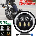Ridroid 5-3/4" 5.75"LED Projector Headlight H4 Sealed Hi/lo Beam Round For Motor. Fixed Price $34.99.