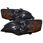 Headlights Halogen Set Black Performance Lens 05-07 Subaru Legacy & Outback. Fixed Price $190.14.
