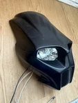 Custom Motorcycle Headlight Fairing Lamp Mask Naked Bike Streetfighter NR1. Fixed Price $120.00.