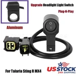 Plug & Play Headlight Switch Upgrade For Talaria Sting MX4 Aluminum Handlebar. Fixed Price $11.99.
