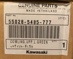 Genuine Kawasaki 2018-19 Ninja 400 Cowling Upper Lime Green 55028-5485-777 New. Fixed Price $375.00.