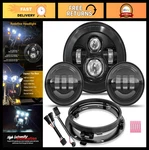 7" Led Headlight & 4.5" Fog Lights With Mounting For Touring Cruiser Moto. Fixed Price $175.99.