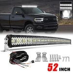 Roof Curved 52"INCH Led Light Bar Wire Kit For Dodge Ram 1500/2500/3500 Truck. Fixed Price $137.69.