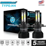 For Honda Civic 1992-2003 Ironwalls 4-SIDES Led Headlight Hi/lo Beam White Kit. Fixed Price $20.99.