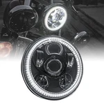 Black 5.75 (5 3/4) Round Halo Drl Led Headlight For Harley Davidson Dyna Street. Fixed Price $54.99.
