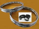 Fit Suzuki TC250 T305 TC305 Front&rear Steel Wheel Rim Set+tape Rubber #BI814#. Fixed Price $99.75.