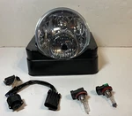Oem Harley-davidson 7" Dual Halogen Headlight 67700064 W/ Wiring Harness & Bulbs. Fixed Price $29.99.