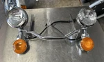 03 Harley Softail Heritage Flstc Chrome Spot Light Set & Turn Signals W Bracket. Fixed Price $148.40.