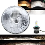 7" Stock Glass Lens Metal 12V Headlight Led 40W Bulb Motorcycle Headlamp. Fixed Price $56.95.