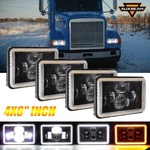 Auxbeam 4PCS 4X6"INCH Led Headlight Drl H4656 For Kenworth Peterbilt 357 379 378. Fixed Price $116.98.