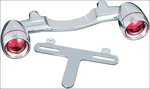 Kuryakyn Chrome Bullet Light Rear Turn Signal Bar Harley Flh/fls '86-'17. Fixed Price $329.99.