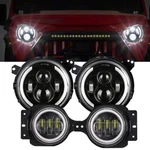 Ironwalls Led Headlights Drl Combo For Jeep Wrangler Jlu 2018 2019 2020 2021. Fixed Price $129.98.