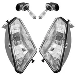 Caltric Headlight & Bulb For Polaris Sportsman 400 600 2005 Left Right. Fixed Price $84.85.