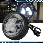 6.5'' Round Led Headlight Running & Bracket For Harley Bobber Cafe Racer. Fixed Price $34.95.