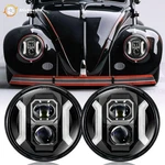 For 1950-1979 Vw Beetle 2PCS 7" Inch Round Led Headlights Hi/low Drl Turn. Fixed Price $81.99.