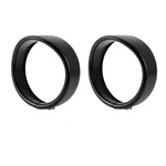 Eagle Lights Harley 4.5" Led Passing / Fog Visor Trim Rings Matte Black. Fixed Price $49.99.