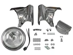 Chrome Headlamp Cowl Kit For Harley-davidson. Fixed Price $470.99.