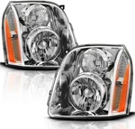 Headlights Headlamps Left & Right For 2007-2014 Gmc Yukon Denali 1500 2500 Kac. Fixed Price $86.49.