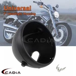 Motorcycle 7 Inch Round Headlight Shell Bucket Mount Housing For Harley Softail. Fixed Price $41.53.