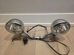 Harley Davidson 88-UP Fxsts Softail Springer Chrome Passing Fog Lamps 68248-98. Fixed Price $699.99.