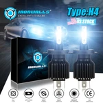 Ironwalls 9003 H4 HB2 Led Headlight Kit High-low Beam 2200W 330000LM 6000K White. Fixed Price $25.99.