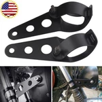 2X Black Headlight Mount Bracket Fork Ear Universal Chopper Bobber 28MM-34MM. Fixed Price $9.99.