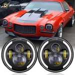 Pair 7" Round Led Headlights Drl Turn For Chevy Camaro 1967 1968 1969 1970. Fixed Price $45.99.